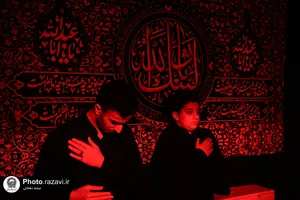 محفل عزاداری مکبرین نوجوان حرم مطهر رضوی