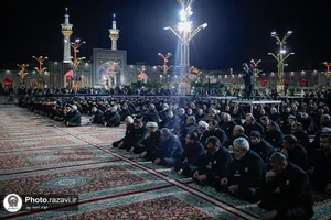 آئین بزرگداشت رهبر شهید انقلاب اسلامی در حرم مطهر رضوی