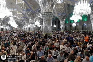 قرائت دعای عرفه در حرم مطهر رضوی-1