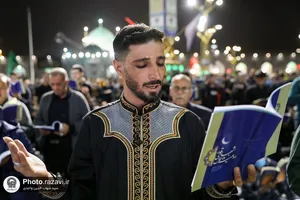 مراسم احیاء شب بیست و یکم ماه رمضان در حرم مطهر رضوی - 2