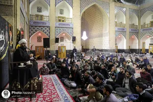 عزاداری شب شهادت امام هادی علیه&zwnj;السلام در حرم مطهر رضوی