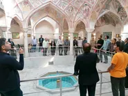 تشرف برگزیدگان بیست و نهمین جشنواره قرآن و عترت دانشگاه پیام‌نور به حرم مطهر رضوی