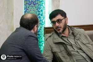 دیدار عوامل فیلم صیاد با تولیت آستان قدس رضوی