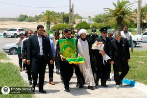 حضور کاروان زیر سایه خوردشید در استان بوشهر