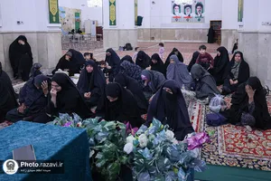 عزاداری بانوان اردوزبان در حرم مطهر رضوی
