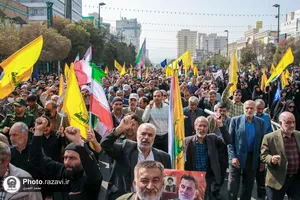 تشییع پیکر شهید نیلفروشان در مشهد