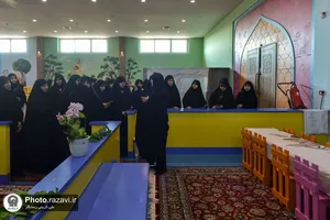 بازدید خدام حرم مطهر رضوی از باغ اردوگاه خاتون و موسسه تربیت بدنی
