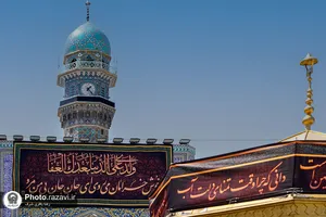 عزاداری عاشورای حسینی در حرم مطهر رضوی