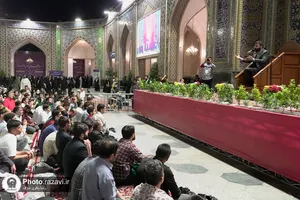 مراسم جشن میلاد امام رضا علیه&zwnj;السلام در صحن غدیر