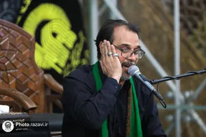 عزاداری هیئت دانشجویی در حرم مطهر رضوی