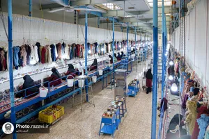 بازدید کارکنان آستان قدس رضوی از شرکت فرش