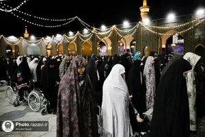 آخرین نماز جماعت سال 1401 در حرم مطهر رضوی