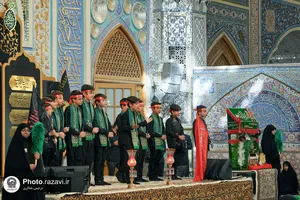 همایش "شیرخوارگان حسینی" در حرم مطهر رضوی-1