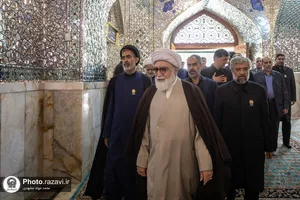 گرامیداشت اولین سالگرد شهادت آیت الله رئیسی در حرم مطهر رضوی