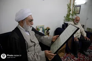 دیدار تولیت آستان قدس رضوی با خانواده شهید سجادی پویا