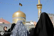 حضور پرشور زائران در حرم مطهر رضوی همزمان با روز زیارتی امام رضا (ع)