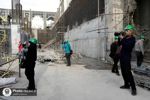 تور بازدید اصحاب رسانه از پروژه های عمرانی حرم مطهر