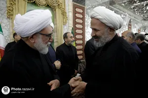 دیدار رئیس جمهور و جمعی از مسئولان کشوری و استانی با تولیت آستان قدس رضوی