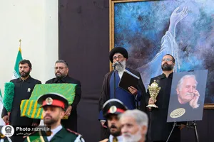 تشییع پیکر استاد محمود فرشچیان