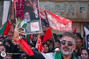 تشییع پیکر رهبر شهید انقلاب در مشهد مقدس-3