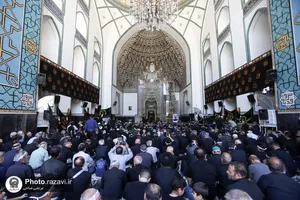 هیئت عزاداران استان گلستان در حسینیه حرم