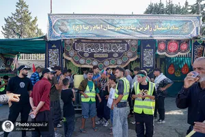 موکب خدمت رسانی دربیرستان امام رضا علیه&zwnj;السلام واحد چناران