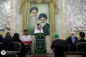 دیدار خانواده&zwnj;های شهدای جمعیت هلال احمر با تولیت آستان قدس رضوی