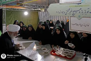 بازدید تولیت آستان قدس رضوی از موکب دخترانه نجمه