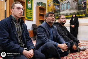 بازدید جمعی از دانشجویان دانشگاه پیام نور نیشابور از بخش&zwnj;های مختلف حرم امام رضا علیه&zwnj;السلام
