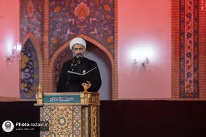 آیین خطبه&zwnj;خوانی شب شهادت امام رضا علیه&zwnj;السلام در حرم مطهر رضوی-1