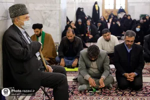 مراسم بزرگداشت شهید حسین هریری در حرم مطهر رضوی
