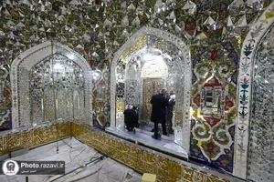 اصلاح نورپردازی روضه منور رضوی