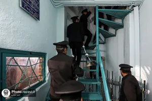 نقاره نوازی شب عید قربان در حرم مطهر رضوی