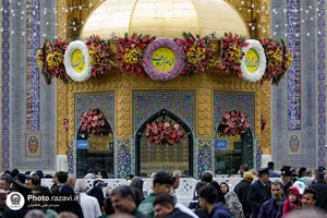 حال و هوای حرم مطهر رضوی در آستانه ولادت امام رضا علیه&zwnj;السلام