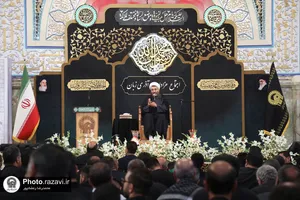 اجتماع عزاداران آذری زبان در حرم مطهر رضوی