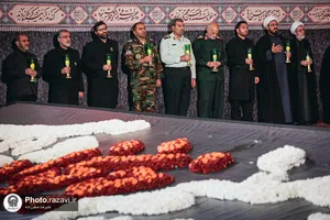 آئین خطبه&zwnj;خوانی شب عاشورا در حرم مطهر رضوی