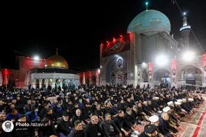 عزاداری هیئات مذهبی خراسان جنوبی در حسینیه حرم