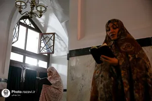 آیین معنوی اعتکاف در حرم مطهر رضوی-2