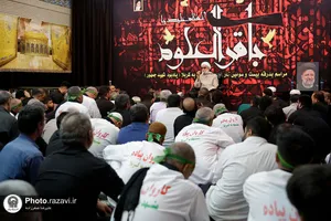 آیین بدرقه بیست و سومین کاروان پیاده مشهد - کربلا