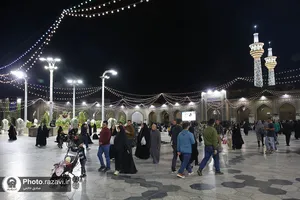 حال و هوای حرم مطهر رضوی در آستانه ولادت امام رضا علیه&zwnj;السلام