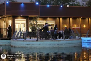 مهمانی افطاری در باغ خاتون آستان قدس رضوی