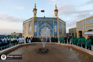 افتتاح موکب خادمان بخش کتب انوار حرم مطهر رضوی