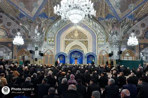 مراسم روز میلاد جوادالائمه در حرم مطهر رضوی