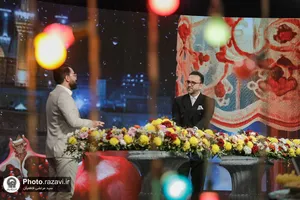 ضبط برنامه تلویزیونی شب یلدا در حرم مطهر رضوی