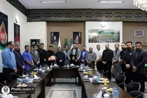 اهدای مدال قهرمانی قوی&zwnj;ترین مردان جهان ۲۰۲۳ به موزه آستان قدس رضوی
