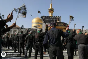 عزاداری روز شهادت امام رضا علیه&zwnj;السلام در حرم مطهر رضوی -1