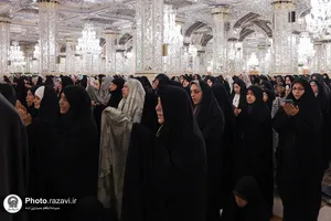 اقامه نماز عید قربان در حرم مطهر رضوی