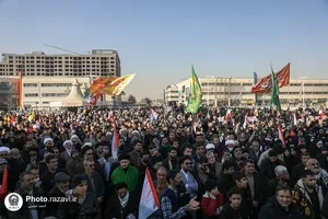 تشییع پیکر شهید حجت الاسلام سیدداوود بی&zwnj;طرف در مشهد