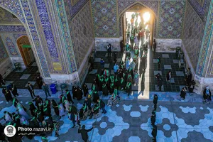 تشرف کاروان توان&zwnj;یابان زیارت اولی&zwnj; سراسر کشور به حرم مطهر رضوی