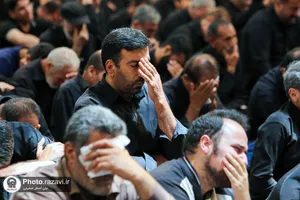مراسم عزاداری روز تاسوعای حسینی در رواق امام خمینی(ره)
